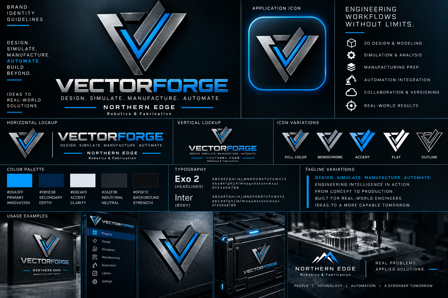 VECTORFORGE approved product identity